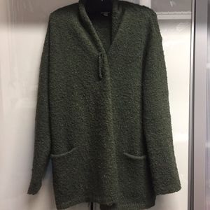 J. JILL Gray Knit Sweater